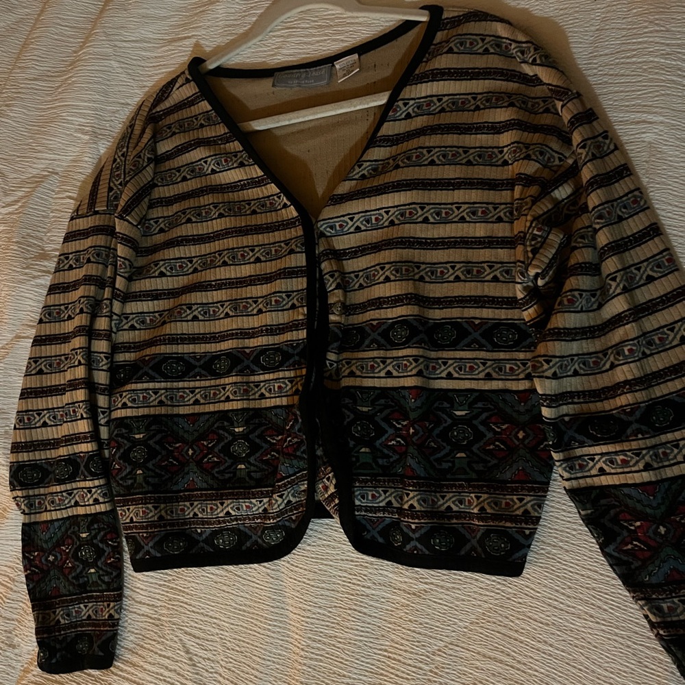 Vintage Country Tease by Adobe Rose cardigan